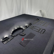 DRY CARBON INTERIOR KIT for LAMBORGHINI URUS SE 2024+

Set includes:
Dashboard Instrument Cluster Trim
Center Console Trim Cover
Rear Center Console Air Vent Cover
Dashboard Trim Kit
Dashboard Side Air Vents Covers
Interior Door Panel Trim

Material: Dry Carbon

NOTE: Professional installation is required.