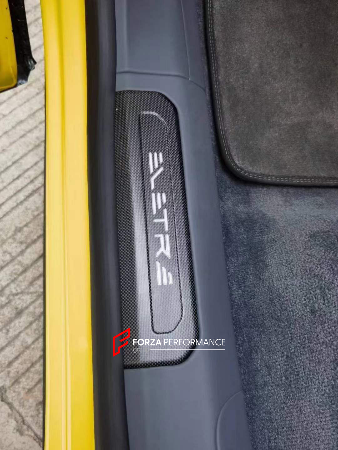 DRY CARBON DOOR SEALS for LOTUS ELETRE  Set includes:  Door Seals