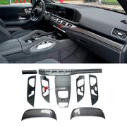 DRY CARBON INTERIOR KIT for MERCEDES-BENZ GLS X167 2019 - 2023

Set includes:
Dashboard
Central Console Trim
Door Panel Seat Switch Frame
Seat Covers

Material: Carbon Fiber