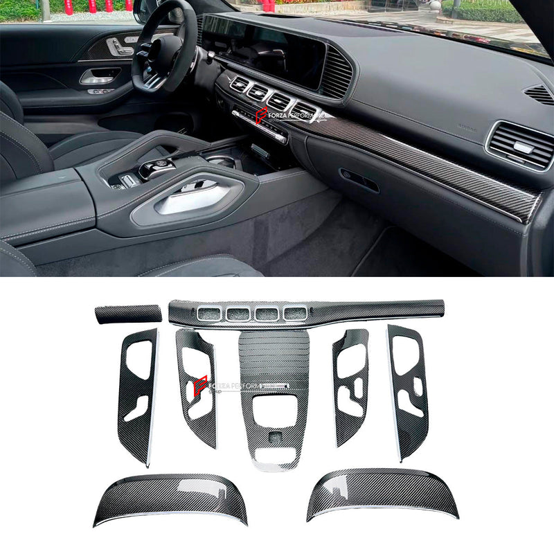 DRY CARBON INTERIOR KIT for MERCEDES-BENZ GLS X167 2019 - 2023