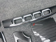 DRY CARBON INTERIOR KIT for MERCEDES-BENZ GLS X167 2019 - 2023

Set includes:
Dashboard
Central Console Trim
Door Panel Seat Switch Frame
Seat Covers

Material: Carbon Fiber