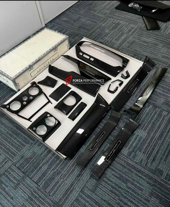 DRY CARBON INTERIOR PARTS for ROLLS-ROYCE CULLINAN 2018 BLACK BADGE STYLE