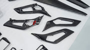 DRY CARBON INTERIOR TRIM KIT COVERS for LAMBORGHINI URUS 2018+

Set includes:

Center Console Trims
Dashboard Trims

Paddle Shifters
Door Trims

Material: Dry Carbon

Note: Professional installation is required.