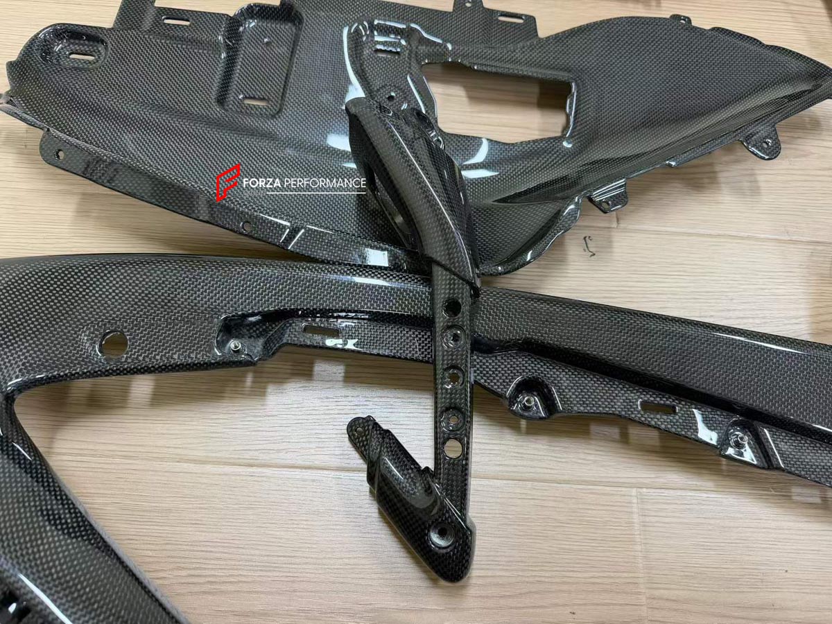 DRY CARBON INTERIOR TRIM KIT for FERRARI F8 Forza Performance Custom fit