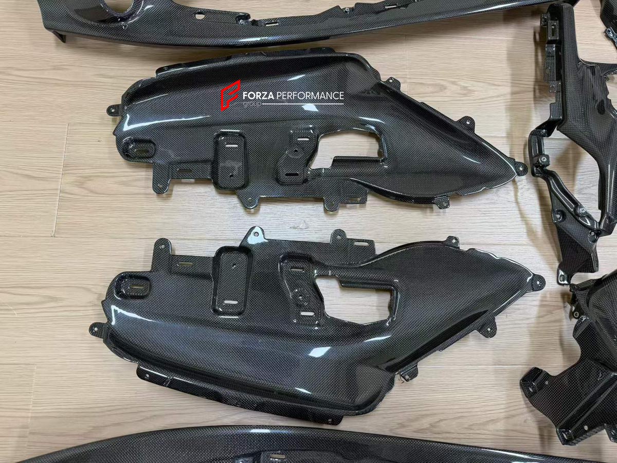 DRY CARBON INTERIOR TRIM KIT for FERRARI F8 Forza Performance Custom fit