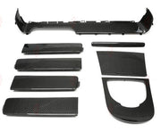 DRY CARBON INTERIOR TRIMS 8 PCS for MERCEDES BENZ G CLASS W463A W464 2019+
Set includes:

Interior Trims (8 pcs/set)
Material: Dry Carbon

NOTE: Professional installation is required.