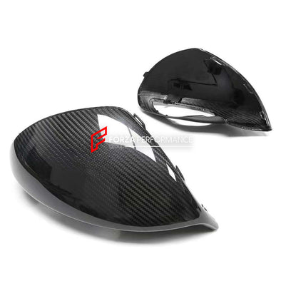 DRY CARBON MIRROR COVERS for PORSCHE 911 991 GT3 GTS RS S 981 GT4  Set includes:  Mirror Covers