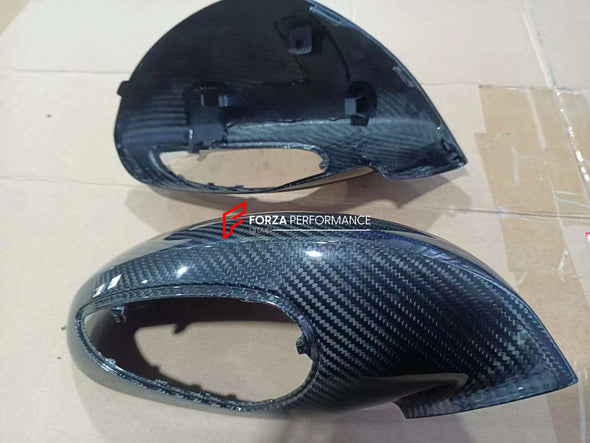 DRY CARBON MIRROR COVERS for PORSCHE 911 991 GT3 GTS RS S 981 GT4  Set includes:  Mirror Covers