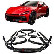 DRY CARBON OEM PARTS for FERRARI PUROSANGUE

Set includes:

Front Lip
Side Fenders
Side Skirts
Rear Diffuser

Material: Dry Carbon

Note: Professional installation is required.
