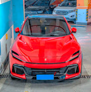 DRY CARBON PARTS for FERRARI PUROSANGUE 2023+
Set includes:

Front Lip
Side Fenders
Side Skirts
Rear Diffuser
Material: Dry Carbon

NOTE: Professional installation is required.