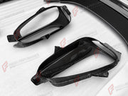 DRY CARBON PARTS for FERRARI SF90 STRADALE SPIDER 2019+ FORZA PERFORMANCE custom fit OEM Style

Set includes:
Front Lip
Front Bumper Air Intakes
Side Mirror Covers
Side Skirts
Side Air Intake Ducts
Rear Spoiler Lip
Rear Diffuser
Rear Bumper Vents
Engine Bay Panels
Front Trunk Frame
Center Console Trim

Material: Dry Carbon

NOTE: Professional installation is required.