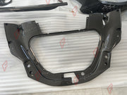 DRY CARBON PARTS for FERRARI SF90 STRADALE SPIDER 2019+ FORZA PERFORMANCE custom fit OEM Style

Set includes:
Front Lip
Front Bumper Air Intakes
Side Mirror Covers
Side Skirts
Side Air Intake Ducts
Rear Spoiler Lip
Rear Diffuser
Rear Bumper Vents
Engine Bay Panels
Front Trunk Frame
Center Console Trim

Material: Dry Carbon

NOTE: Professional installation is required.