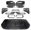 DRY CARBON PARTS for FORD BRONCO 2021+
Set includes:

Hood Bonnet
Side Mirror Covers (pair)
Fender Vent Trims (pair)
Inner Door Handle Trims (5 pcs)
AC Button Frame
Material: Dry Carbon

NOTE: Combined dry carbon set for Ford Bronco - exterior and interior parts in one kit. Parts are also available separately - contact us. Professional installation is required.