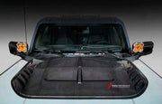 DRY CARBON PARTS for FORD BRONCO 2021+
Set includes:

Hood Bonnet
Side Mirror Covers (pair)
Fender Vent Trims (pair)
Inner Door Handle Trims (5 pcs)
AC Button Frame
Material: Dry Carbon

NOTE: Combined dry carbon set for Ford Bronco - exterior and interior parts in one kit. Parts are also available separately - contact us. Professional installation is required.