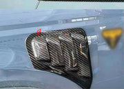 DRY CARBON PARTS for FORD BRONCO 2021+
Set includes:

Hood Bonnet
Side Mirror Covers (pair)
Fender Vent Trims (pair)
Inner Door Handle Trims (5 pcs)
AC Button Frame
Material: Dry Carbon

NOTE: Combined dry carbon set for Ford Bronco - exterior and interior parts in one kit. Parts are also available separately - contact us. Professional installation is required.