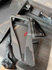 DRY CARBON PARTS for PORSCHE 718 982 CAYMAN GT4RS 2022+

Set includes:

Hood Trims
Side Fender Air Outlet Trims
Rear Diffuser
Rear Spoiler Trim

Material: Dry Carbon

Note: Professional installation is required.