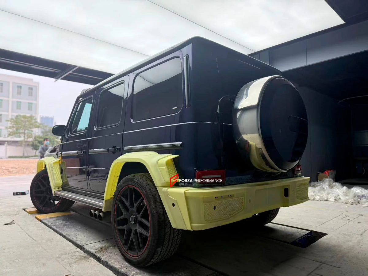 G500 Rear DRY CARBON REAR BUMPER for MERCEDES BENZ AMG G63 W465 G350 G500 G550 ...