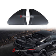DRY CARBON REAR BUMPER SIDE COVERS for MCLAREN ARTURA 2021+ FORZA PERFORMANCE custom fit N Style

Set includes:
Rear Bumper Side Covers

Material: Dry Carbon

NOTE: Professional installation is required.