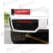 DRY CARBON REAR BUMPER TRIMS for MERCEDES-BENZ G-CLASS W464 G63 2019 - 2024 FORZA PERFORMANCE custom fit B900

Set includes:
Rear Bumper Trims

Material: Dry Carbon

NOTE: Professional installation is required.