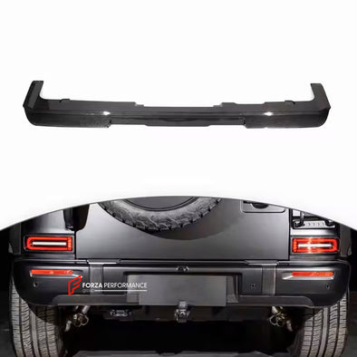 DRY CARBON REAR BUMPER UNDERGUARD for MERCEDES-BENZ G-CLASS W465 G450 G350 G500 G550 AMG G63 2024+



Set includes:

Rear Bumper Underguard

Material: Dry Carbon