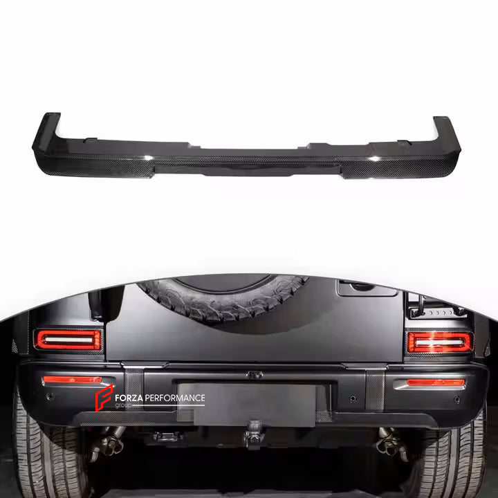 DRY CARBON REAR BUMPER UNDERGUARD for MERCEDES-BENZ G-CLASS W465 G450 ...