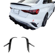 DRY CARBON REAR CANARDS for AUDI RS3 8.5Y SEDAN 2025+ FORZA PERFORMANCE Custom Fit
Set includes:

Rear Canards
Material: Dry Carbon

NOTE: Professional installation is required.

Why “Contact Us for Pricing”?
We don’t display fixed prices because our goal is to offer you the most competitive deal possible. Product costs often decrease over time, and by requesting a quote, you’ll receive our most up-to-date price on market.

SECURED PAYMENT METHODS
PayPal (+4.4% fee)
Visa / Mastercard / American Express (thr