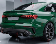 DRY CARBON REAR CANARDS for AUDI RS3 8.5Y SEDAN 2025+ FORZA PERFORMANCE Custom Fit
Set includes:

Rear Canards
Material: Dry Carbon

NOTE: Professional installation is required.

Why “Contact Us for Pricing”?
We don’t display fixed prices because our goal is to offer you the most competitive deal possible. Product costs often decrease over time, and by requesting a quote, you’ll receive our most up-to-date price on market.

SECURED PAYMENT METHODS
PayPal (+4.4% fee)
Visa / Mastercard / American Express (thr
