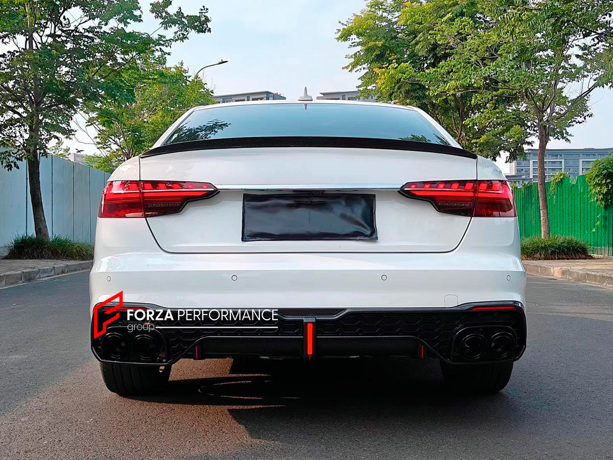 DRY CARBON REAR DIFFUSER for AUDI A4 A4L 2019+

Set includes:

Rear Diffuser

Material: Dry Carbon

NOTE: Professional installation is required

Payment ►
Visa
Mastercard
PayPal with a credit card (add 4.4% at checkout)
Payoneer
Cryptocurrency
Shipment ►
By express DHL/UPS/TNT/FedEx
To the local international airport
Special line by air
Special line by the sea
To Europe and the UK by train

Please let us know which shipping option you prefer.