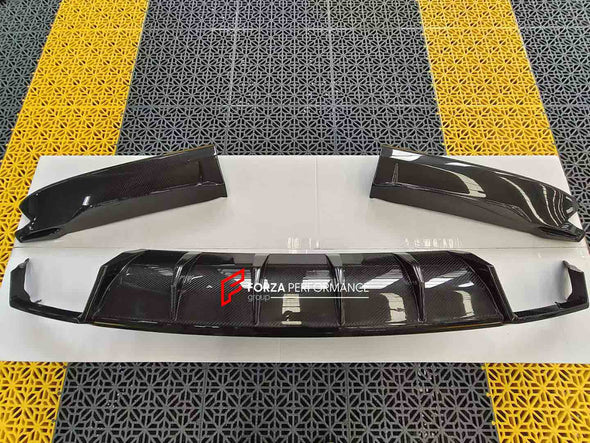 DRY CARBON REAR DIFFUSER FOR AUDI A8 D5 2018-2023