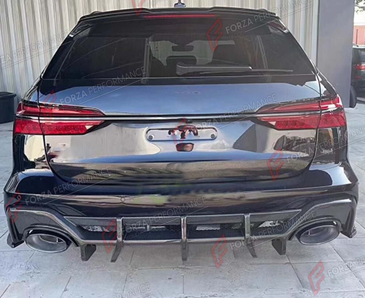 DRY CARBON REAR DIFFUSER for AUDI RS7 SPORTBACK HATCHBACK 2020 - 2021 FORZA PERFORMANCE Custom Fit
Set includes:

Rear Diffuser
Material: Dry Carbon

NOTE: Professional installation is required.

Why “Contact Us for Pricing”?
We don’t display fixed prices because our goal is to offer you the most competitive deal possible. Product costs often decrease over time, and by requesting a quote, you’ll receive our most up-to-date price on market.

SECURED PAYMENT METHODS
PayPal (+4.4% fee)
Visa / Mastercard / Amer