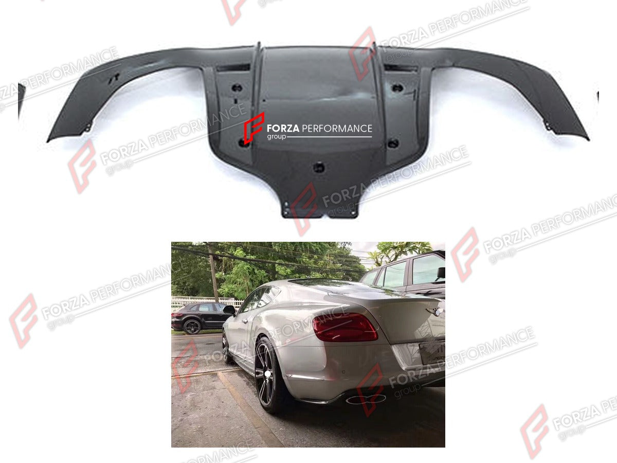 DRY CARBON REAR DIFFUSER for BENTLEY CONTINENTAL GT V8 2016 - 2019 FORZA PERFORMANCE Custom Fit

Set includes:

Rear Diffuser
Material: Dry Carbon
