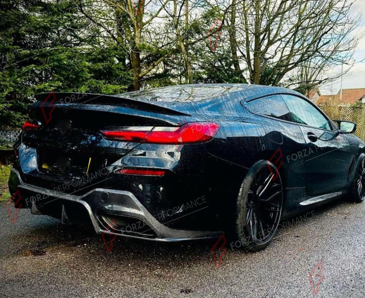DRY CARBON REAR DIFFUSER for BMW 8 SERIES G14 G15 M850I M SPORT 2018+ FORZA PERFORMANCE Custom Fit
Set includes:

Rear Diffuser
Material: Dry Carbon

NOTE: Professional installation is required.

Why “Contact Us for Pricing”?
We don’t display fixed prices because our goal is to offer you the most competitive deal possible. Product costs often decrease over time, and by requesting a quote, you’ll receive our most up-to-date price on market.

SECURED PAYMENT METHODS
PayPal (+4.4% fee)
Visa / Mastercard / Amer