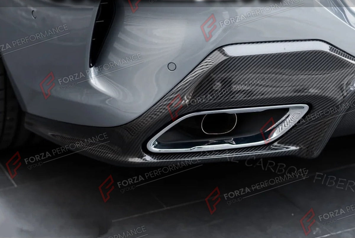 DRY CARBON REAR DIFFUSER for BMW 8 SERIES G14 G15 M850I M SPORT 2018+ FORZA PERFORMANCE Custom Fit
Set includes:

Rear Diffuser
Material: Dry Carbon

NOTE: Professional installation is required.

Why “Contact Us for Pricing”?
We don’t display fixed prices because our goal is to offer you the most competitive deal possible. Product costs often decrease over time, and by requesting a quote, you’ll receive our most up-to-date price on market.

SECURED PAYMENT METHODS
PayPal (+4.4% fee)
Visa / Mastercard / Amer