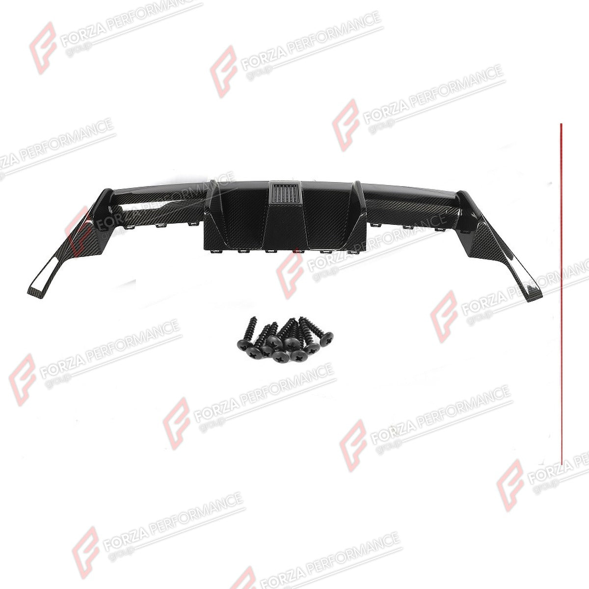 DRY CARBON REAR DIFFUSER for BMW M2 G87 COUPE 2022 - 2024 FORZA PERFORMANCE Custom Fit
Set includes:

Rear Diffuser
LED Brake Light
Material: Dry Carbon

NOTE: Professional installation is required.

Why “Contact Us for Pricing”?
We don’t display fixed prices because our goal is to offer you the most competitive deal possible. Product costs often decrease over time, and by requesting a quote, you’ll receive our most up-to-date price on market.

SECURED PAYMENT METHODS
PayPal (+4.4% fee)
Visa / Mastercard / 