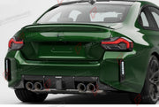 DRY CARBON REAR DIFFUSER for BMW M2 G87 COUPE 2022 - 2024 FORZA PERFORMANCE Custom Fit
Set includes:

Rear Diffuser
LED Brake Light
Material: Dry Carbon

NOTE: Professional installation is required.

Why “Contact Us for Pricing”?
We don’t display fixed prices because our goal is to offer you the most competitive deal possible. Product costs often decrease over time, and by requesting a quote, you’ll receive our most up-to-date price on market.

SECURED PAYMENT METHODS
PayPal (+4.4% fee)
Visa / Mastercard / 