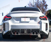 DRY CARBON REAR DIFFUSER for BMW M2 G87 COUPE 2022 - 2024 FORZA PERFORMANCE Custom Fit
Set includes:

Rear Diffuser
LED Brake Light
Material: Dry Carbon

NOTE: Professional installation is required.

Why “Contact Us for Pricing”?
We don’t display fixed prices because our goal is to offer you the most competitive deal possible. Product costs often decrease over time, and by requesting a quote, you’ll receive our most up-to-date price on market.

SECURED PAYMENT METHODS
PayPal (+4.4% fee)
Visa / Mastercard / 