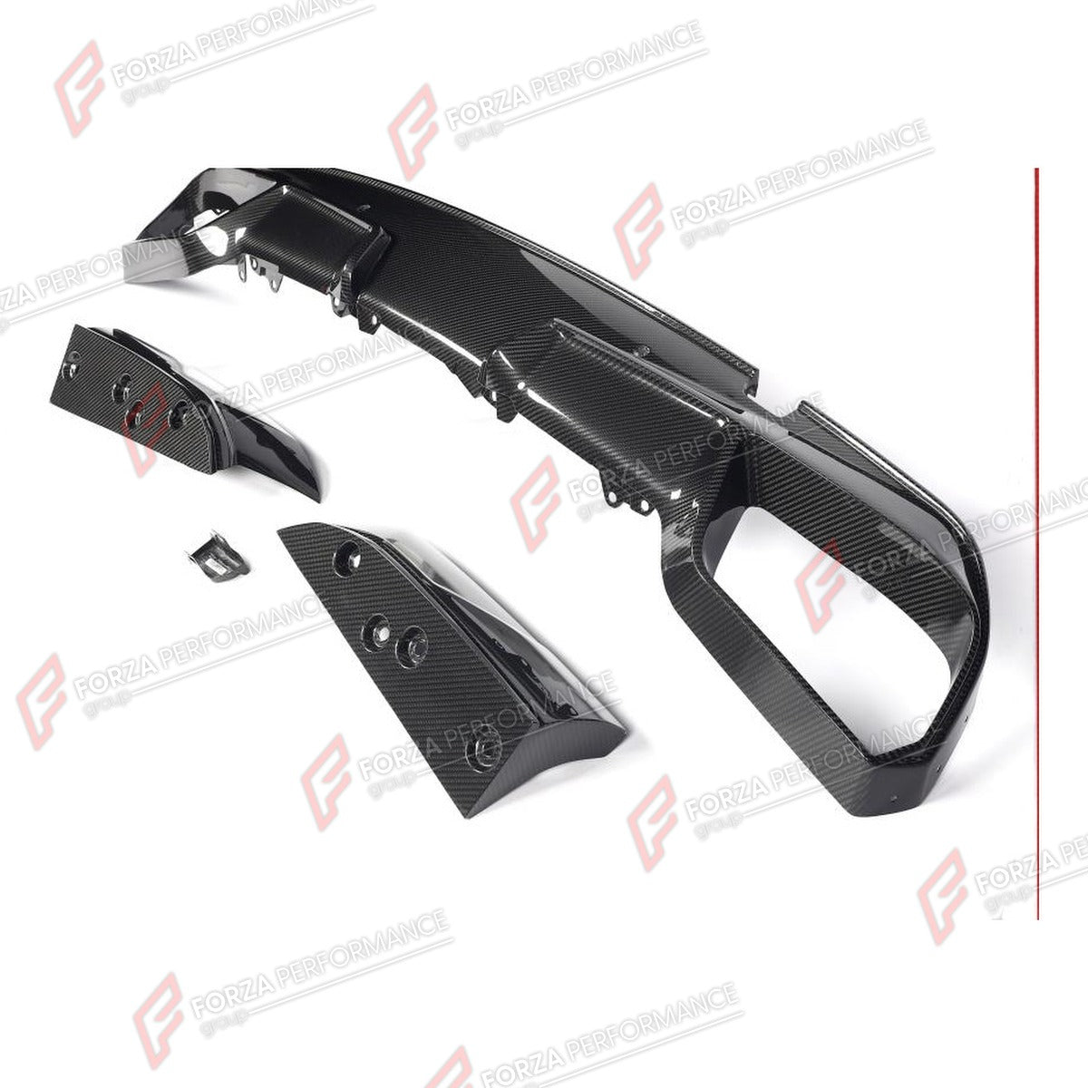 DRY CARBON REAR DIFFUSER for BMW X6M F96 2023 - 2024 FORZA PERFORMANCE Custom Fit
Set includes:

Rear Diffuser
Material: Dry Carbon

NOTE: Professional installation is required.

Why “Contact Us for Pricing”?
We don’t display fixed prices because our goal is to offer you the most competitive deal possible. Product costs often decrease over time, and by requesting a quote, you’ll receive our most up-to-date price on market.

SECURED PAYMENT METHODS
PayPal (+4.4% fee)
Visa / Mastercard / American Express (thr