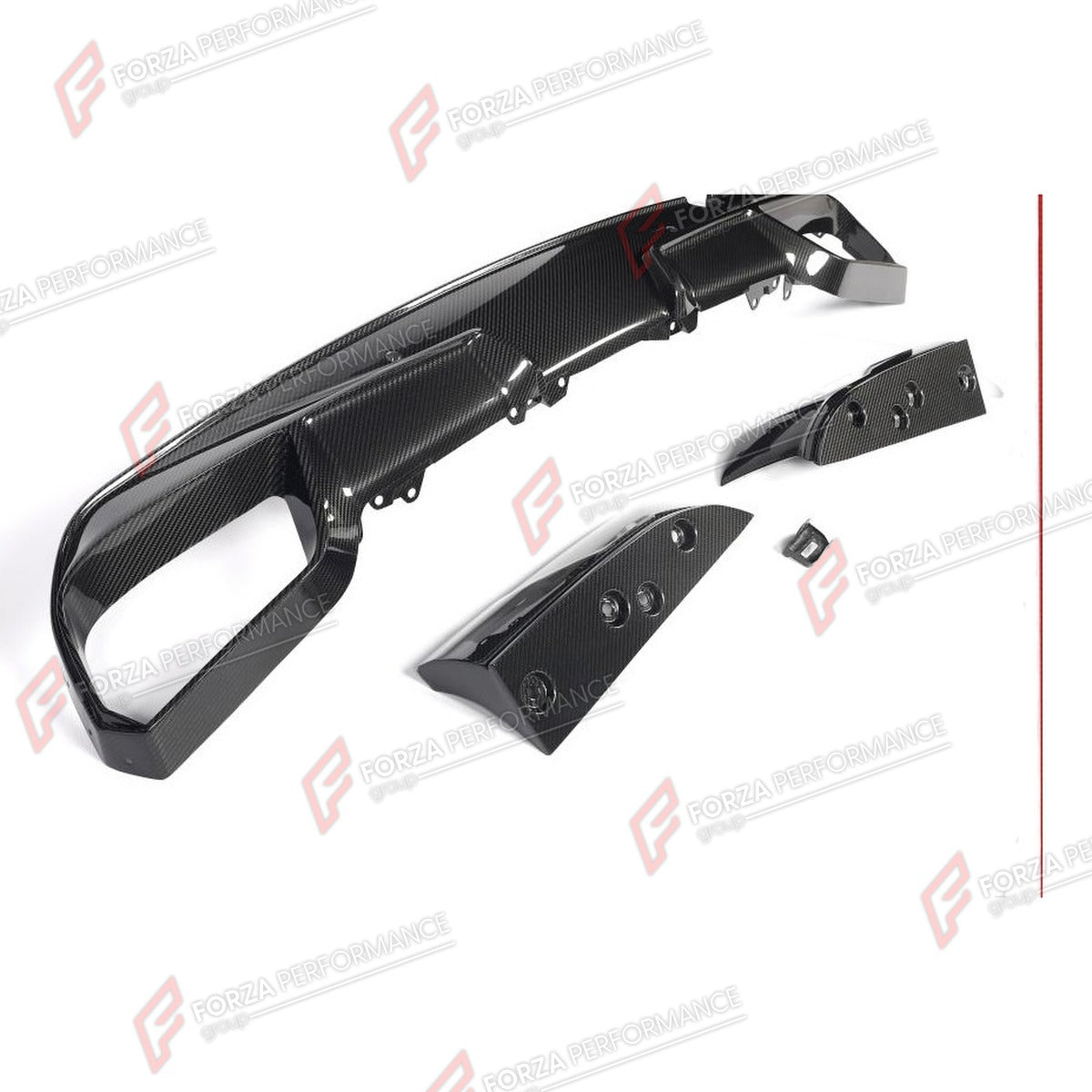 DRY CARBON REAR DIFFUSER for BMW X6M F96 2023 - 2024 FORZA PERFORMANCE Custom Fit
Set includes:

Rear Diffuser
Material: Dry Carbon

NOTE: Professional installation is required.

Why “Contact Us for Pricing”?
We don’t display fixed prices because our goal is to offer you the most competitive deal possible. Product costs often decrease over time, and by requesting a quote, you’ll receive our most up-to-date price on market.

SECURED PAYMENT METHODS
PayPal (+4.4% fee)
Visa / Mastercard / American Express (thr