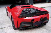 DRY CARBON REAR DIFFUSER for FERRARI SF90 2019+
Set includes:

Rear Diffuser
Material: Dry Carbon

NOTE: Professional installation is required.
