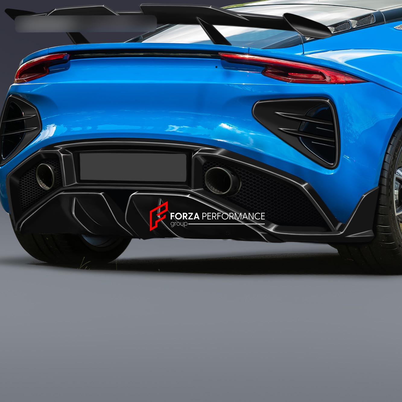 DRY CARBON REAR DIFFUSER for LOTUS EMIRA 2022+