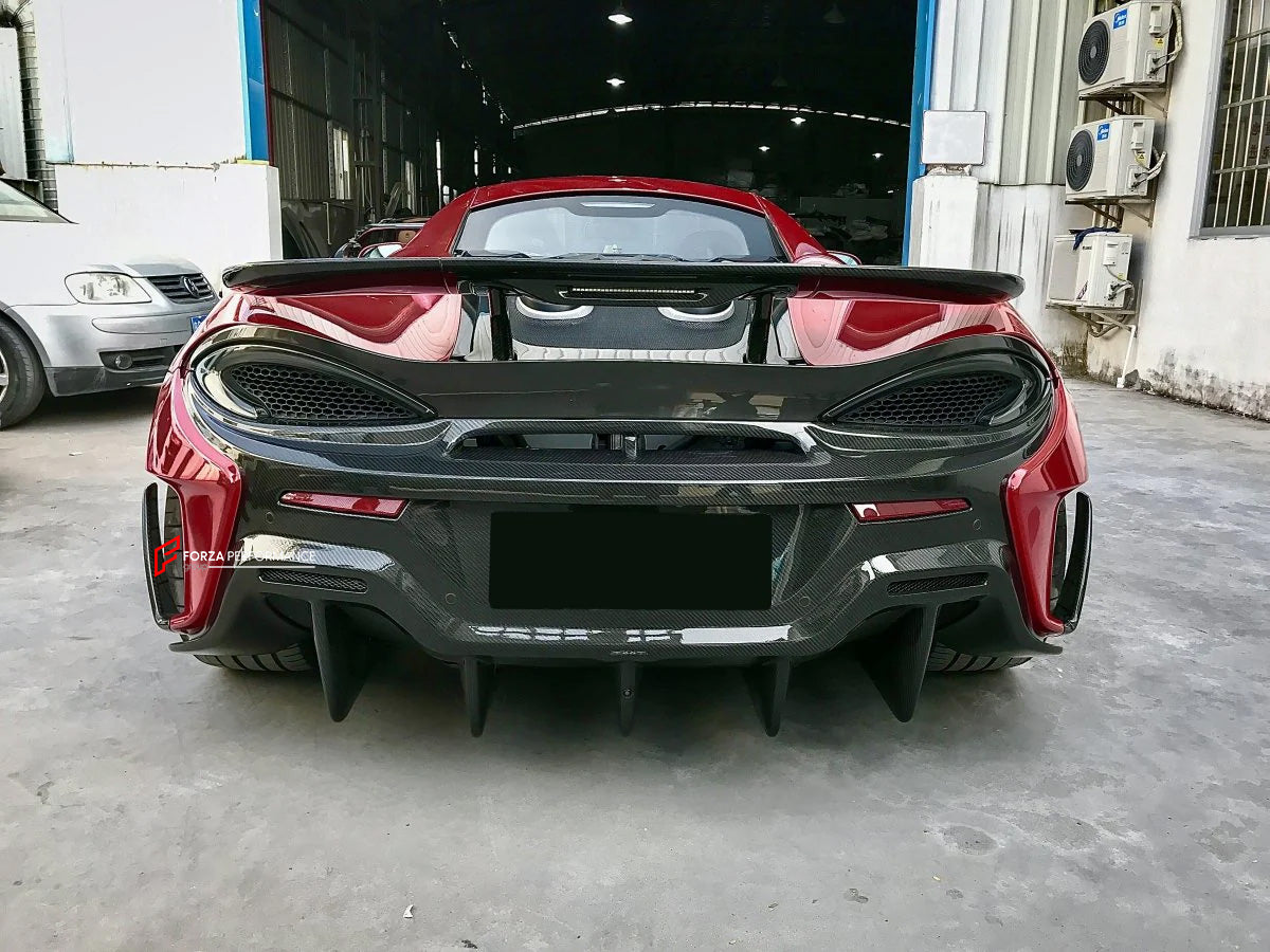 DRY CARBON REAR DIFFUSER for MCLAREN 540C 570S 570GT upgrade to 600LT