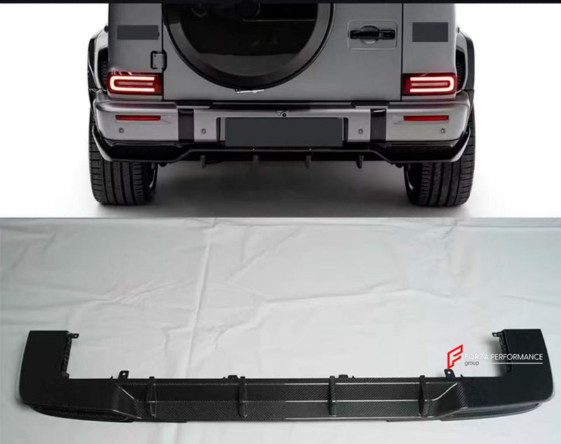 DRY CARBON REAR DIFFUSER for MERCEDES BENZ G CLASS G63 AMG W465 2025+