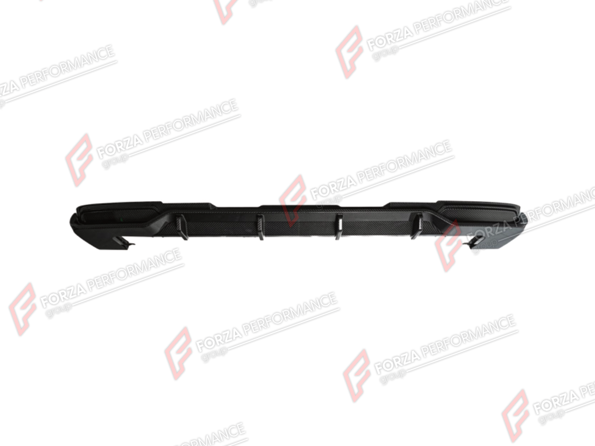 DRY CARBON REAR DIFFUSER for MERCEDES-BENZ G-CLASS W465 G63 G450D G500 G550 2025+ FORZA PERFORMANCE custom fit TOP Style

Set includes:
Rear Diffuser

Material: Dry Carbon

NOTE: Professional installation is required.
