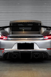 DRY CARBON REPLACEMENT REAR DIFFUSER for PORSCHE 718 982 GT4 GT4RS 2016+

Set includes:

Rear Diffuser

Material: Dry Carbon

Note: Professional installation is required.

CONTACT US FOR PRICING