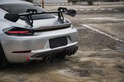 DRY CARBON REPLACEMENT REAR DIFFUSER for PORSCHE 718 982 GT4 GT4RS 2016+

Set includes:

Rear Diffuser

Material: Dry Carbon

Note: Professional installation is required.

CONTACT US FOR PRICING