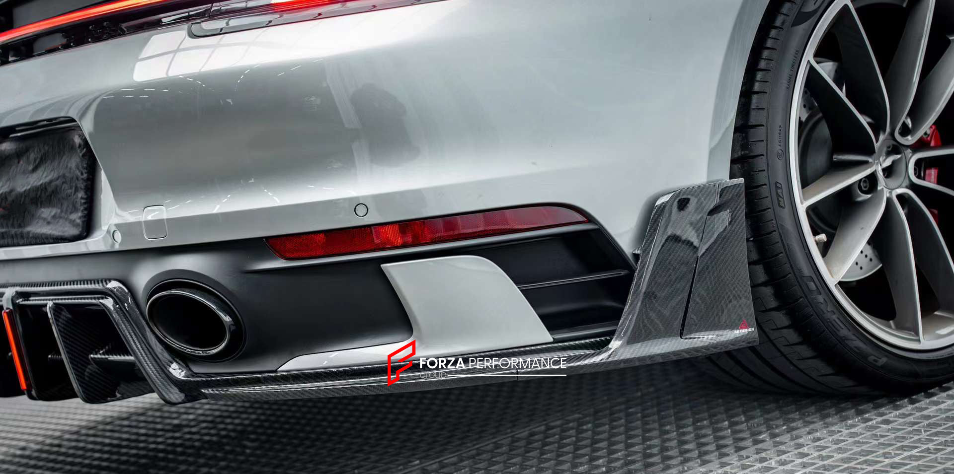 DRY CARBON REAR DIFFUSER for PORSCHE 911 CARRERA S – Forza Performance ...