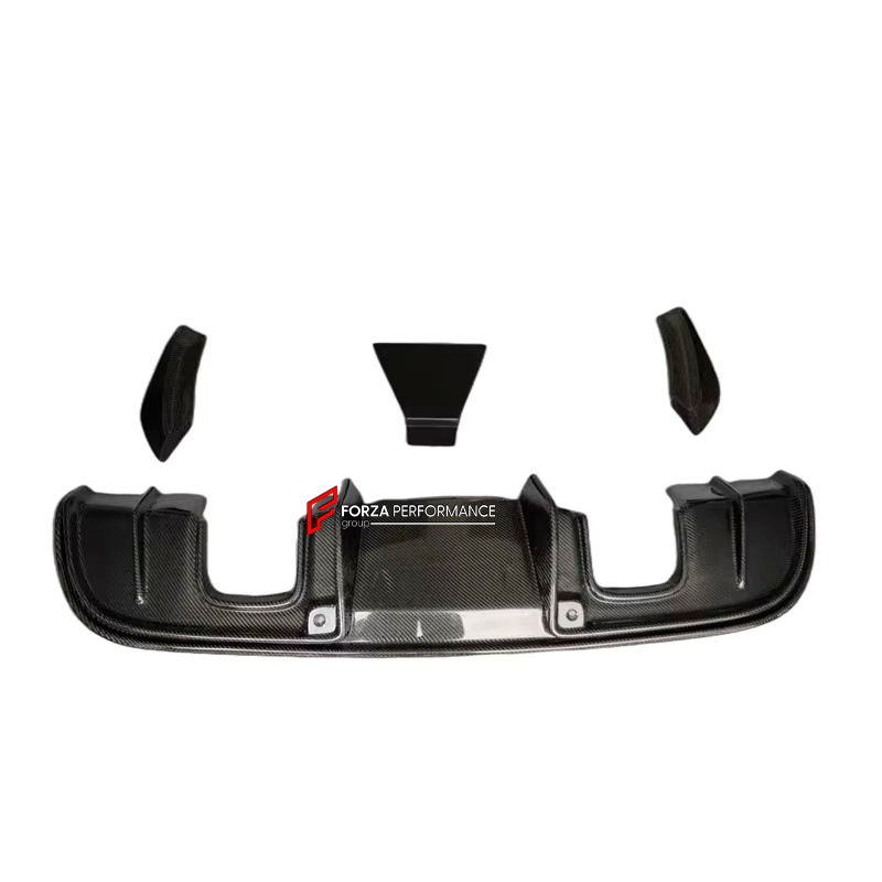 DRY CARBON REAR DIFFUSER for PORSCHE 982 718 CAYMAN BOXSTER 2016+