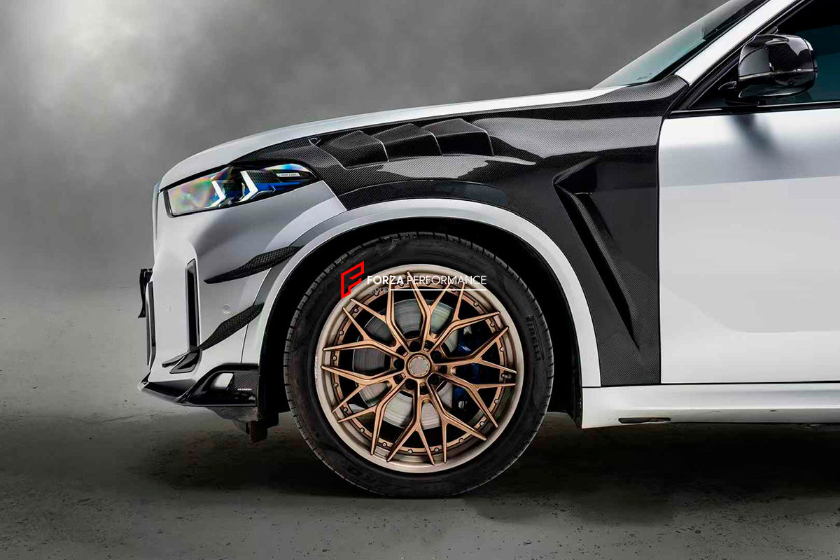 DRY CARBON REAR DIFFUSER REAR SPOILER REAR ROOF SPOILER SIDE SKIRTS FOR BMW X5 G05 LCI 2023+