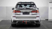 DRY CARBON REAR DIFFUSER REAR SPOILER REAR ROOF SPOILER SIDE SKIRTS FOR BMW X5 G05 LCI 2023+