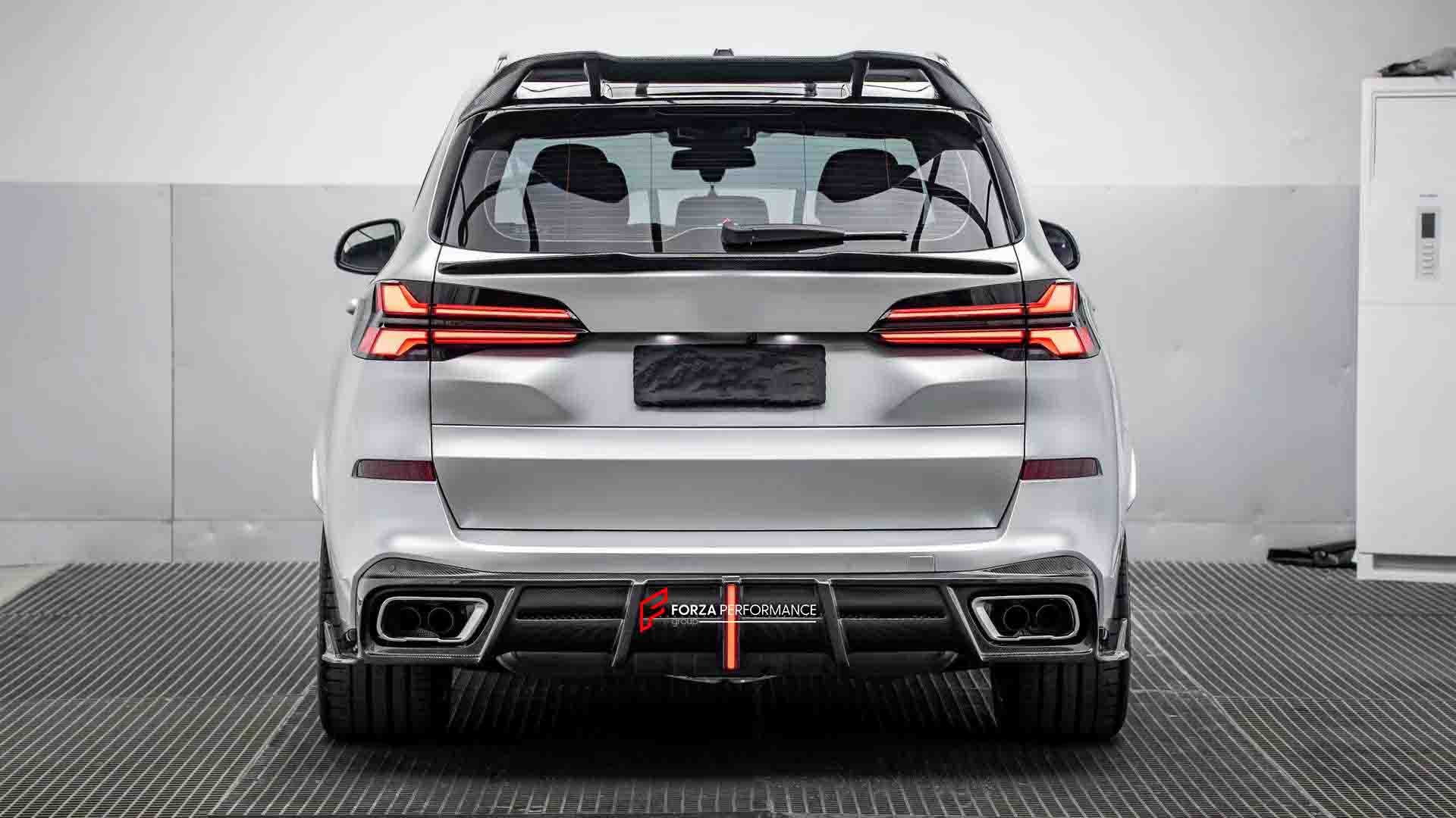 DRY CARBON REAR DIFFUSER REAR SPOILER REAR ROOF SPOILER SIDE SKIRTS FOR BMW X5 G05 LCI 2023+